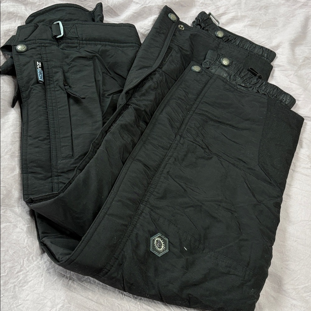 Black Ski Snow Pants - Women's Insulated Winter Trousers NWOT